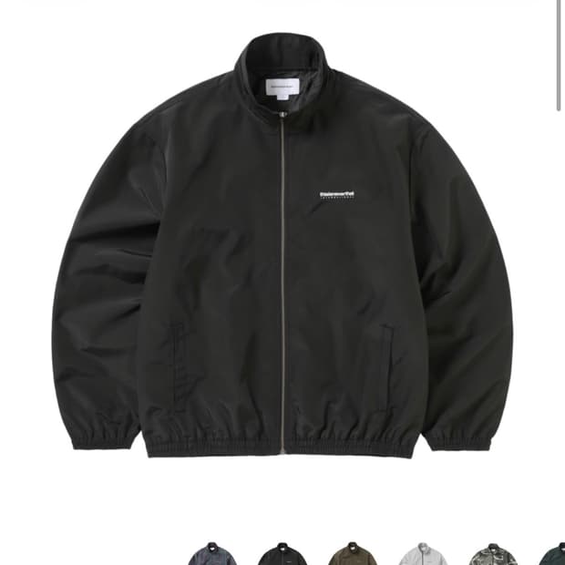 디스이즈네버댓 인터네셔널 팀 자켓 블랙