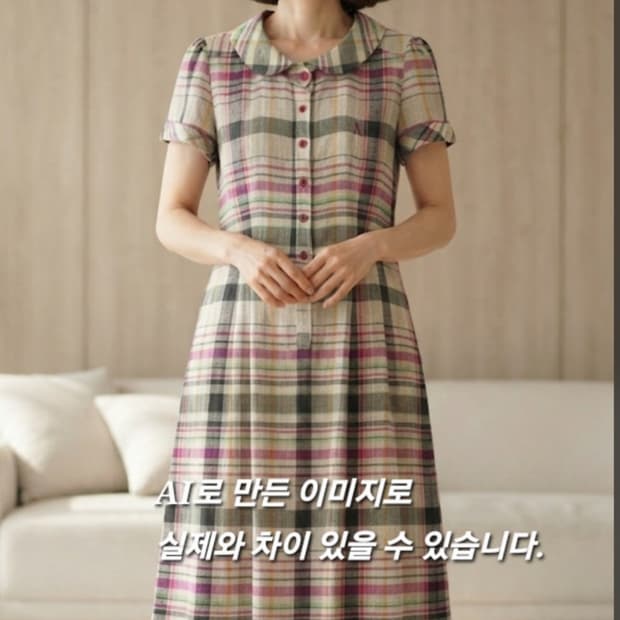 66/Bucolique/비꼴리끄 린넨면혼방 원피스