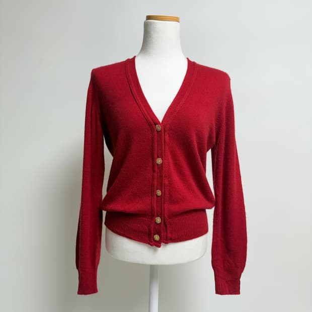 [캐시미어 100%] 🇮🇹Paolo Molinari 브이넥 가디건