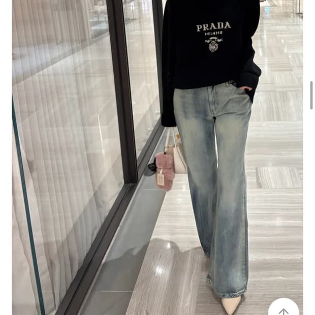 실루엣 연청 데님  (제니 헐리우드 시와 연청 데님)