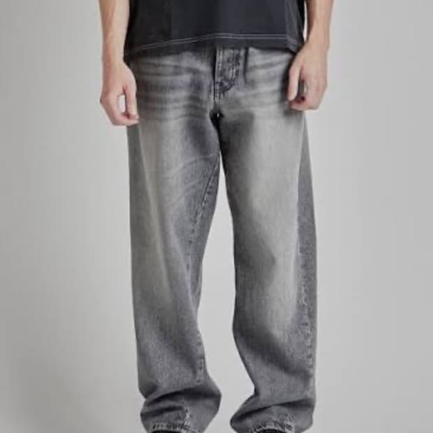 선플라워 와이드 트위스트 데님 블랙스톤 32x32