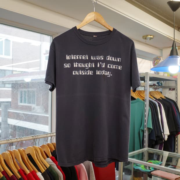 2000's Internet  Slogan T-shirt