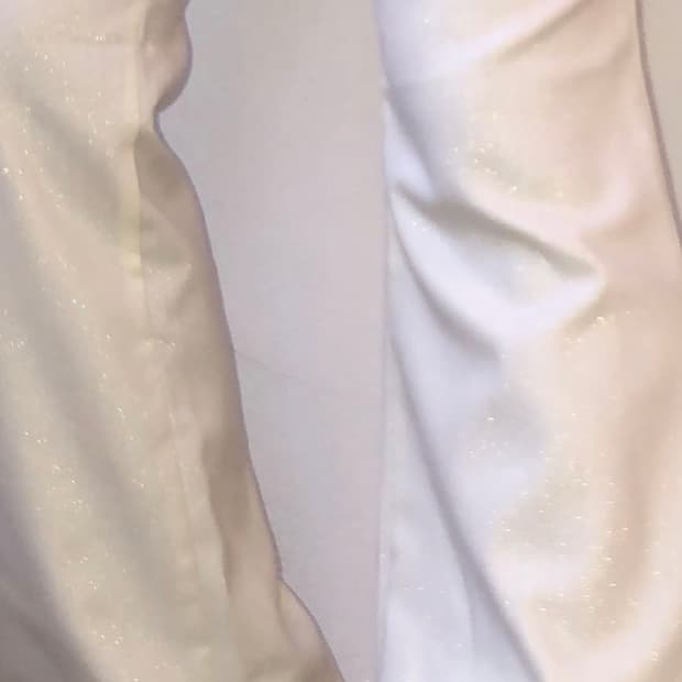 샬롬클럽 글리터 부츠컷 팬츠 그레이