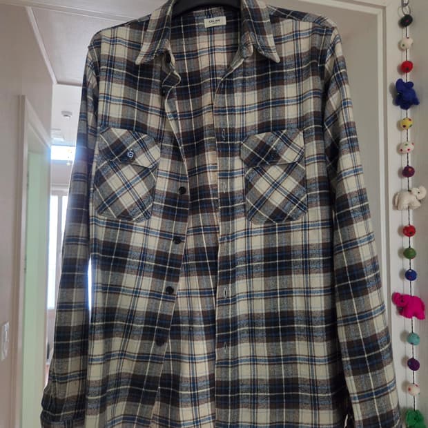 셀린느 플란넬 셔츠