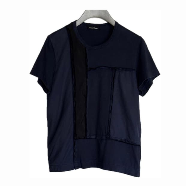 M)tricot COMME des GARÇONS 패치워크 반팔티셔츠