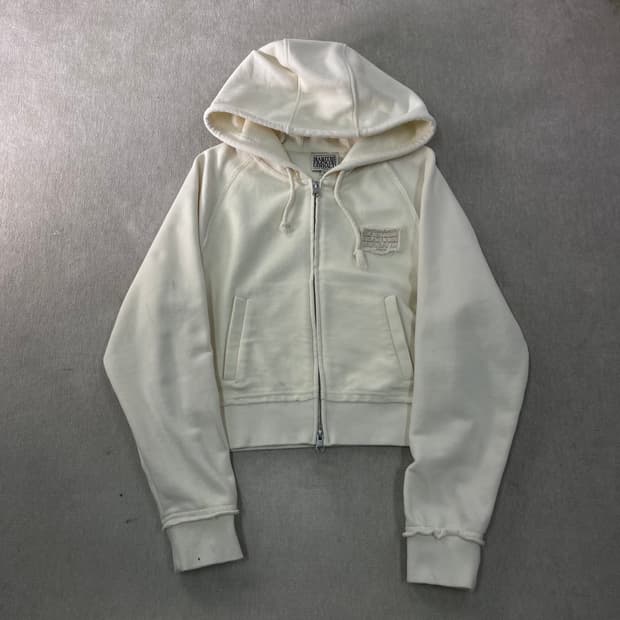 W95 마리떼 프랑소와 저버 크림 후드집업