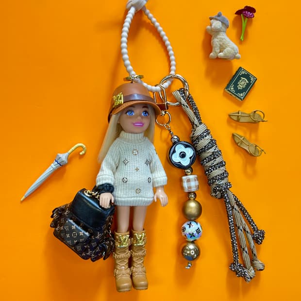 (15)바비키링 정품USA 마텔사 바비인형 커스텀키링