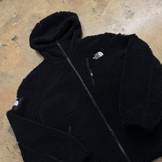 [정품/L] 노스페이스 후리스 후드 블랙 b16