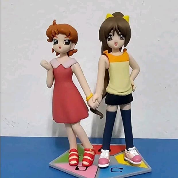 2005 유진 스즈까.미오 애니메이션  캐릭터  피규어 2종세트 