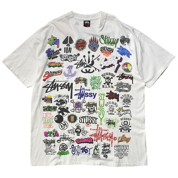 Stussy 스투시 올 로고 반팔 탑