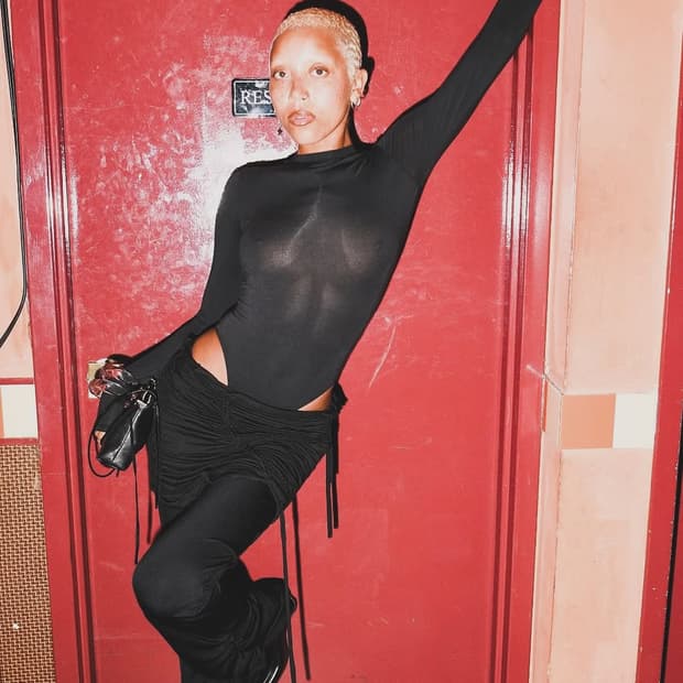 플레이업 핸드메이드 트위스트 스커트 팬츠