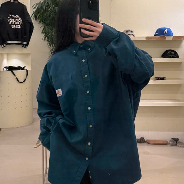 칼하트 박시핏 포켓 워크 셔츠 U110