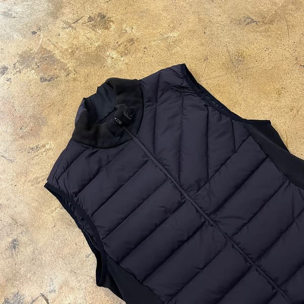 [정품/L] 풋조이 퀼팅 패딩 조끼 블랙 b16