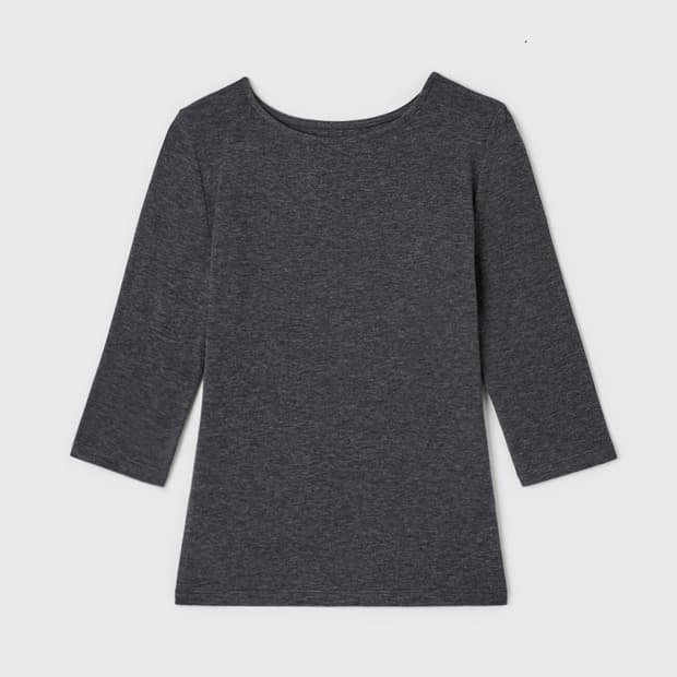 Half Sleeve Top (Charcoal)