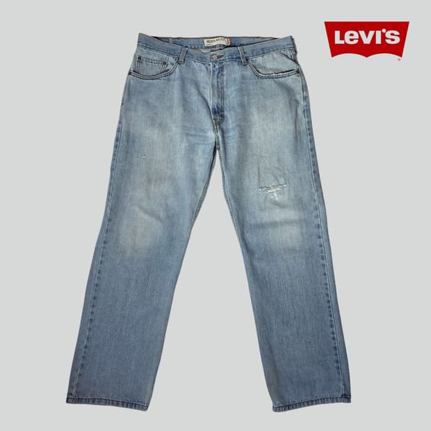 [W40L32]00s 리바이스 505 레귤러핏 데님 팬츠