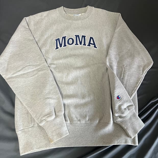 챔피온x모마 라버스위브 맨투맨 그레이 M100사이즈