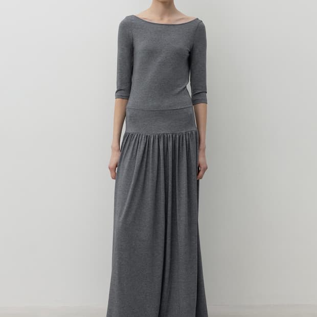 LFM Open-Back Jersey Dress / Gray 구합니다!