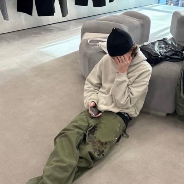 90s USA 러셀 빈티지 후드집업 탄 XL