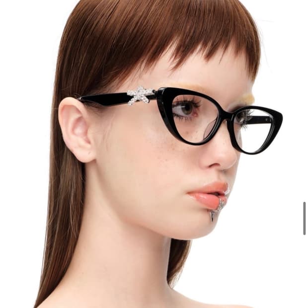 슈슈통 위민 사이드 보우 안경