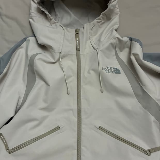 노스페이스 화이트 라벨 슬로프 자켓 화이트 샌드