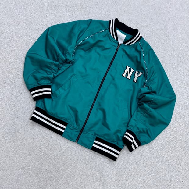 M MLB 남성 빈티지 바시티 자켓 0605E2