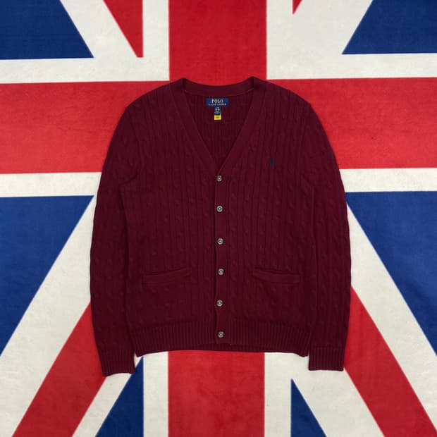 폴로 가디건 실측 여성 55-66
