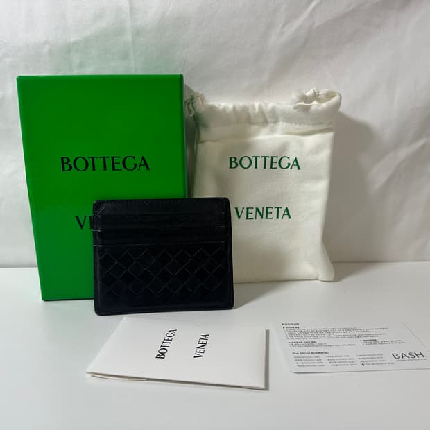 보테가베네타 인트레아치토 카드지갑 블랙 (OS) 