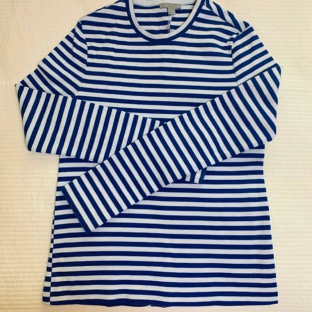 코스 줄무늬티셔츠