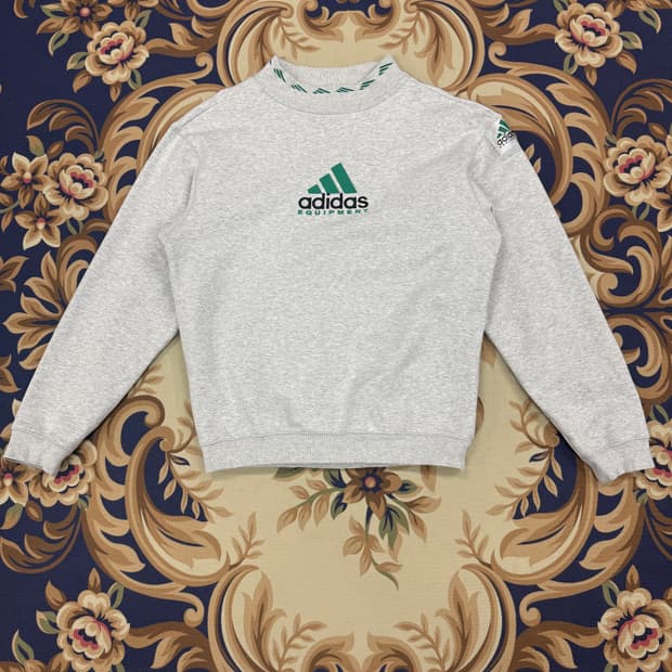 (L)아디다스 ADIDAS 이큅 먼트 맨투맨(그레이)