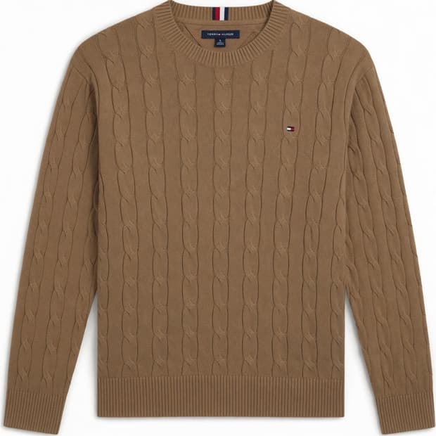 [XL] TOMMY HILFIGER 타미힐피거 꽈배기 코튼 니트