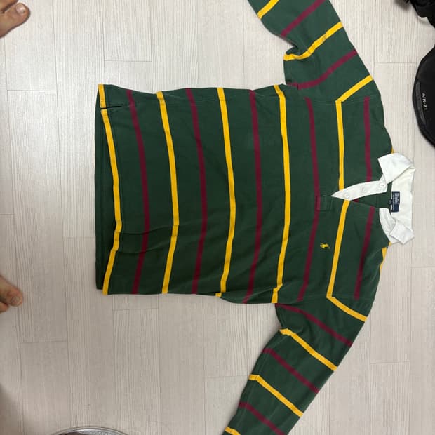 폴로 스트라이프 럭비 티셔츠