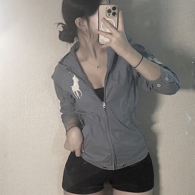 빅포니 블루 아우터