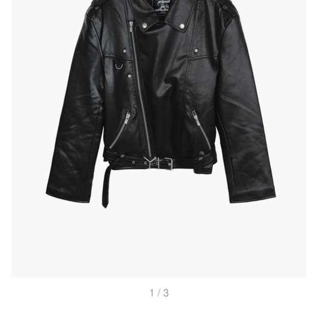 와이프로젝트 레더 라이더 자켓(L)