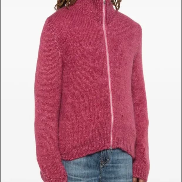 아워레가시 모헤어 실크 집업 스웨터 48