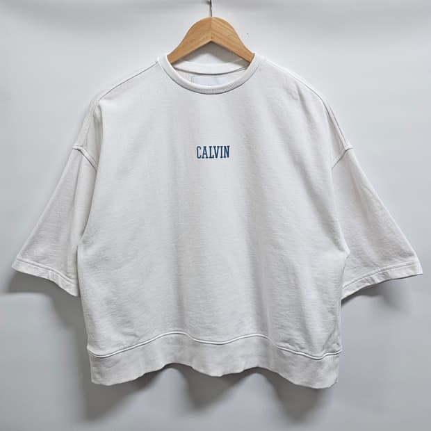 캘빈클라인 여성 반팔 맨투맨 티셔츠 XS