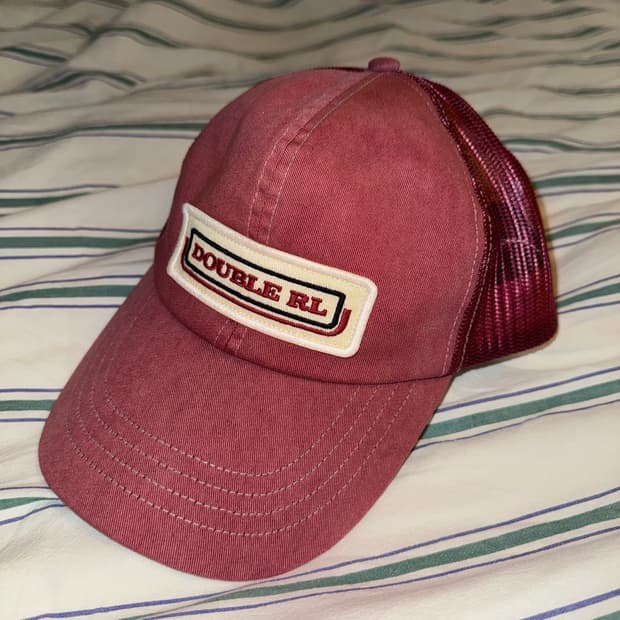 [OS] RRL 로고 패치 트러커 메쉬 볼캡