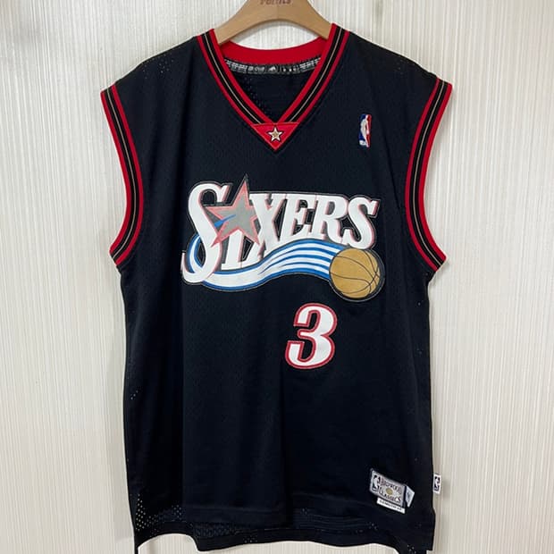 NBA 아디다스 HWC 필라델피아 76ERS 아이버슨 스윙맨져지 M #3