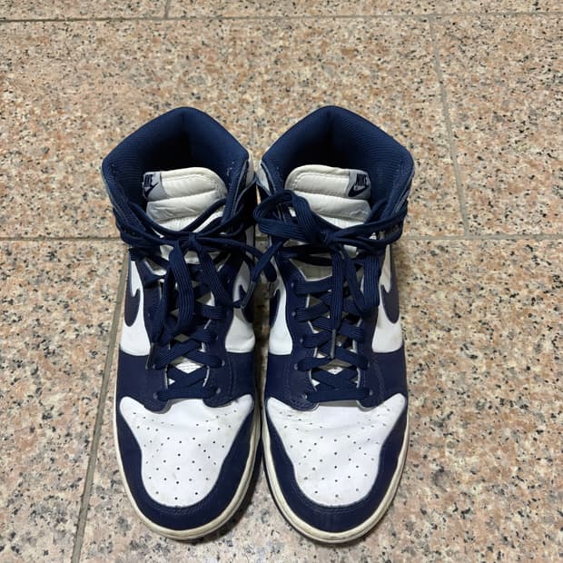 나이키 덩크 하이 레트로 챔피언십 네이비