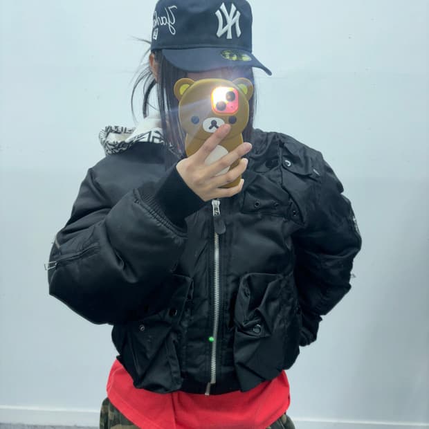 알파인더스트리 멀티 포켓 ma-1 봄버자켓