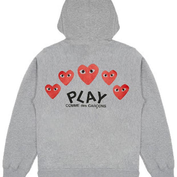 꼼데가르송 후드집업