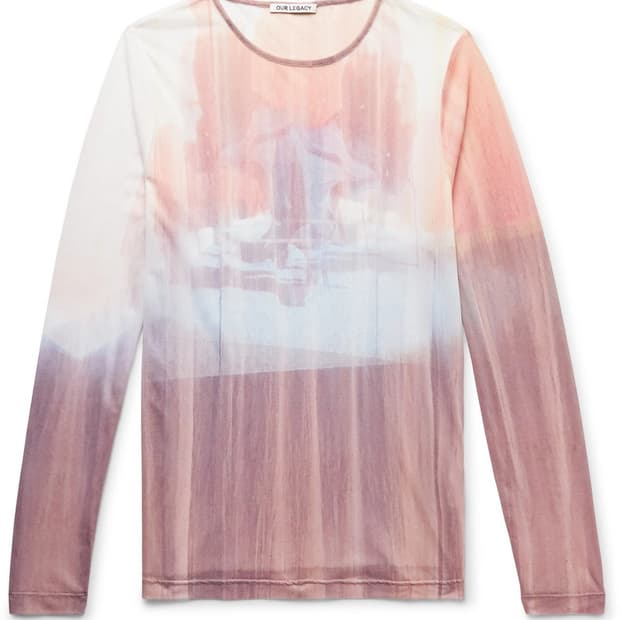 Our Legacy ' Printed Mesh Top