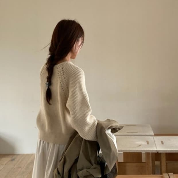 킨다베이지(page) 산체스 코튼 니트 matt beige