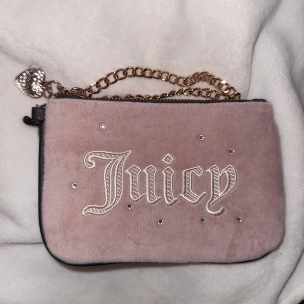 쥬시꾸뛰르 미니백 핑크 파우치 베이비베어 베메클 갸루