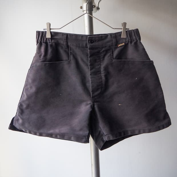 80s French Moleskin Short
