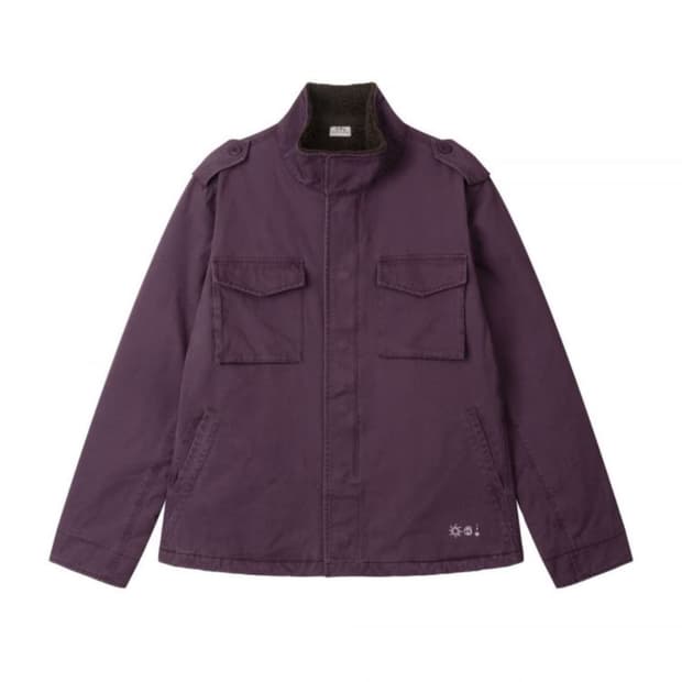 (교환)earthjigu 어스지구 필드 자켓 퍼플 차콜