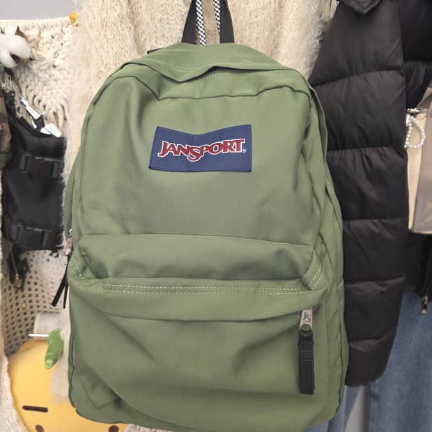 잔스포츠  슈퍼브레이크 그린 카키 백팩