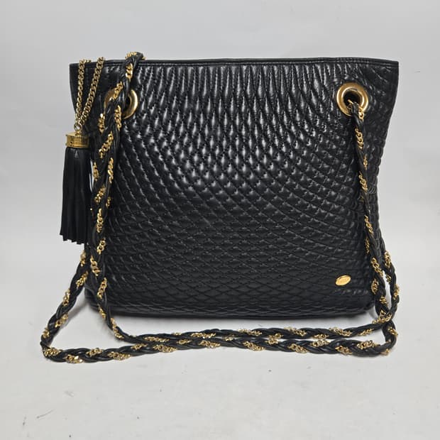 Bally 퀼팅 가죽 숄더백