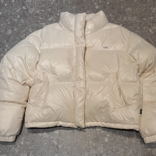 💥LMC 덕다운 숏패딩 아이보리 (M)