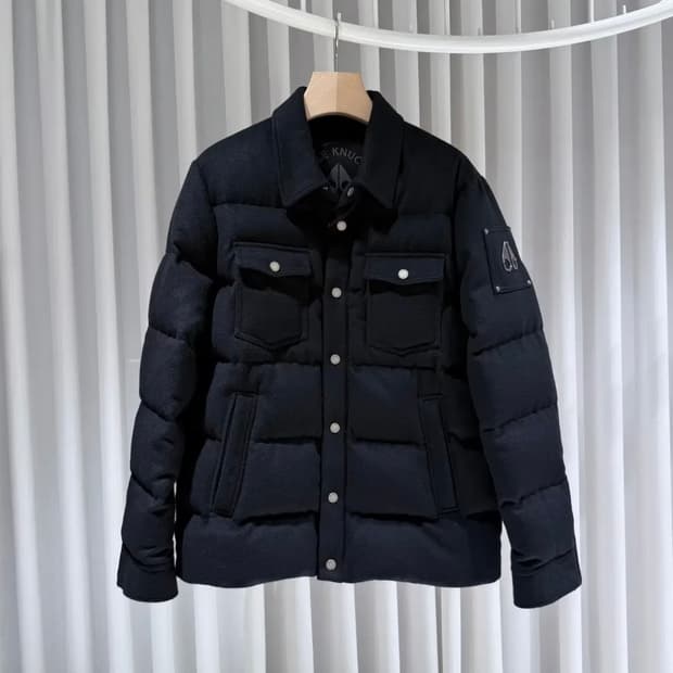 [정품/신상] 무스너클 캐시미어 카라 패딩