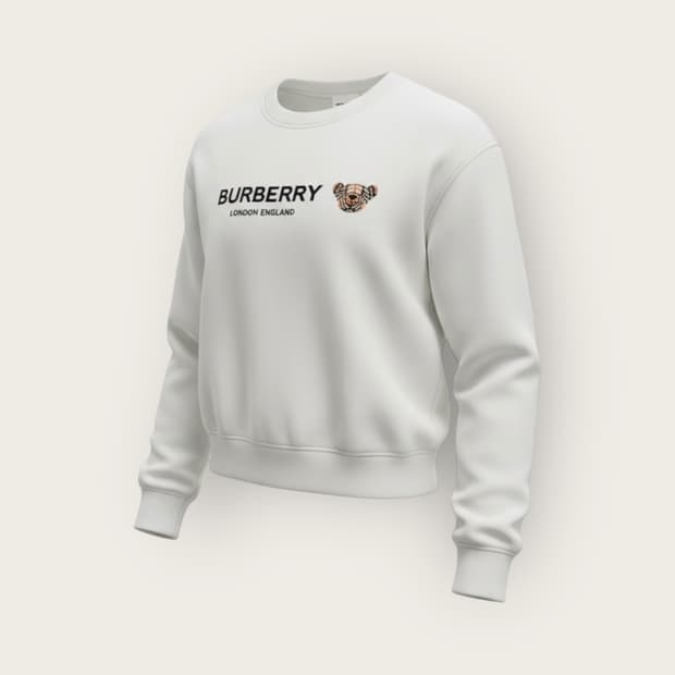 8Y/ 버버리 칠드런 신형 화이트라벨 맨투맨